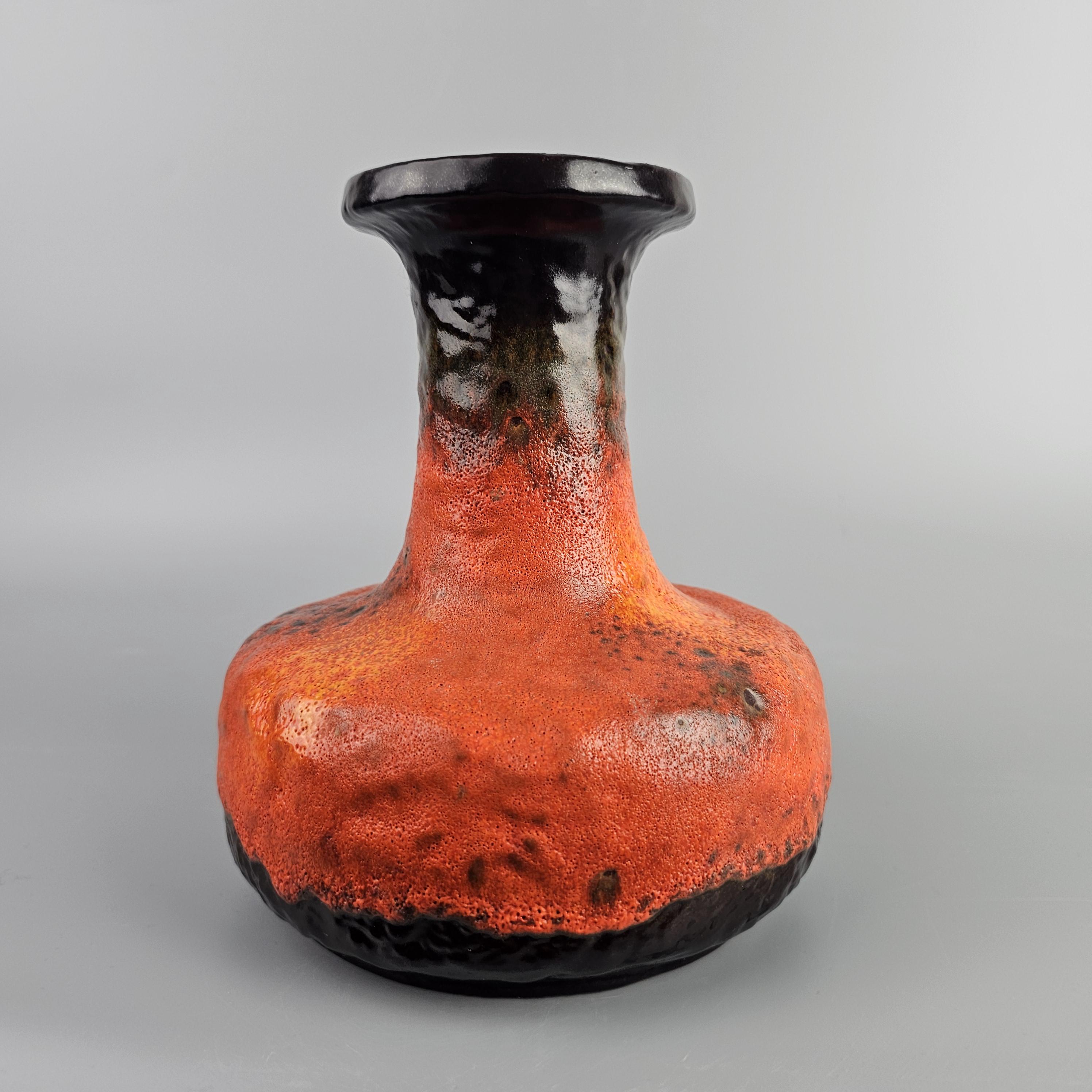 オカシュウFat Lava Terraform Vase Vintage West German Fat Lava Vase Made by Carstens Tonnieshof
