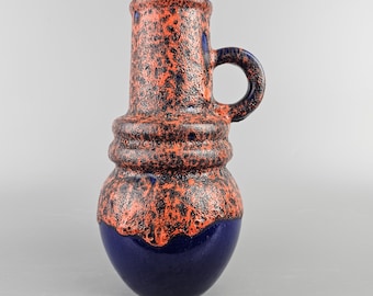 ヴィンテージ SCHEURICH KERAMIK ファットラバ花瓶（ローラ装飾）517