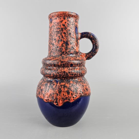 Vintage West German Fat Lava Vase Made by Scheurich. Shape Number