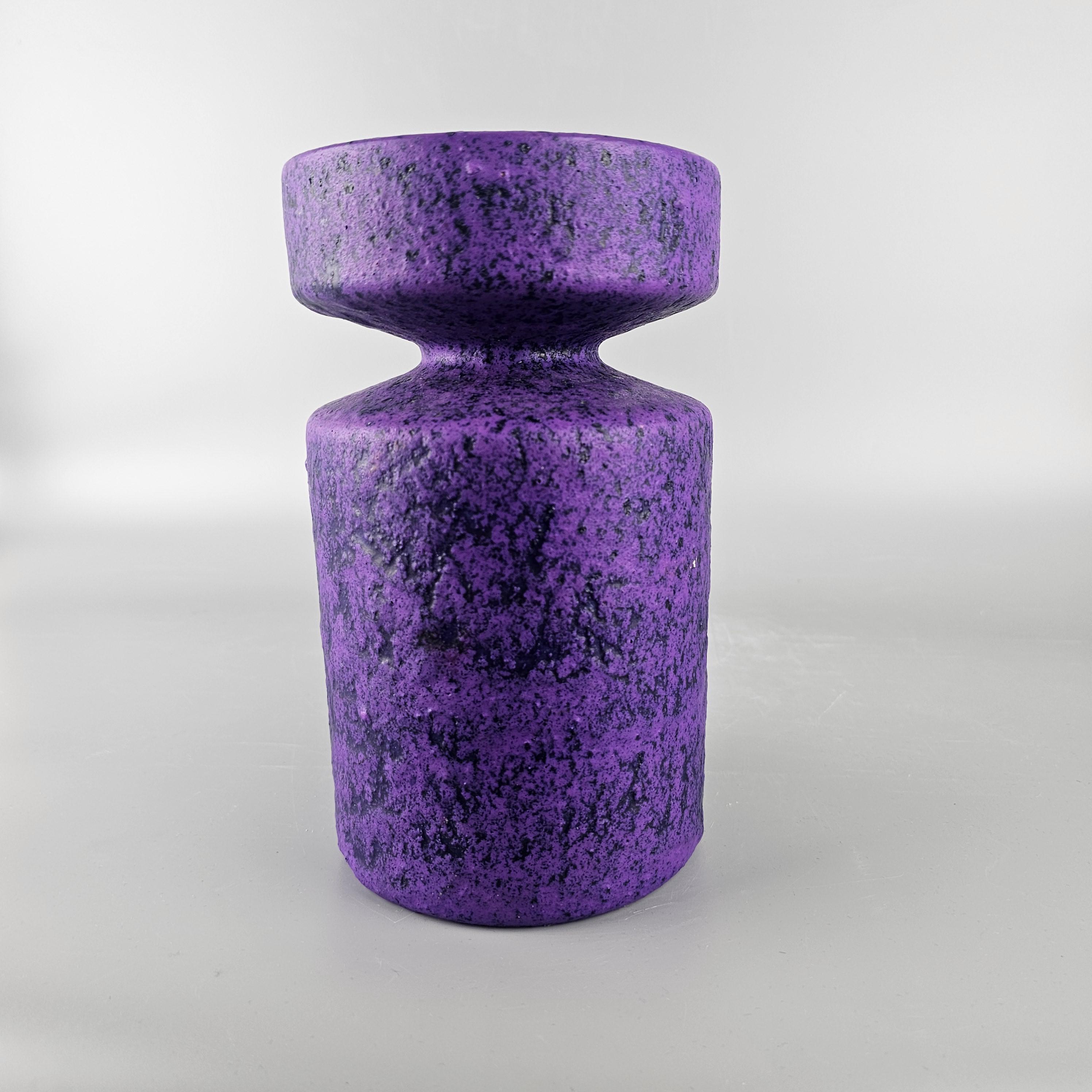 珍しいヴィンテージの西ドイツの Fat Lava 花瓶。オットー・ケラミック