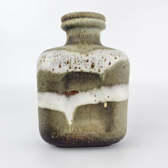 Fat Lava Pottery Steuler Vintage Vase German West Ceramic STEULER