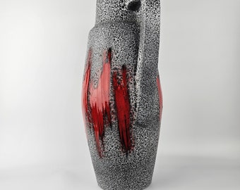 A XXL West German Fat Lava Vase Made by Scheurich. the Vase