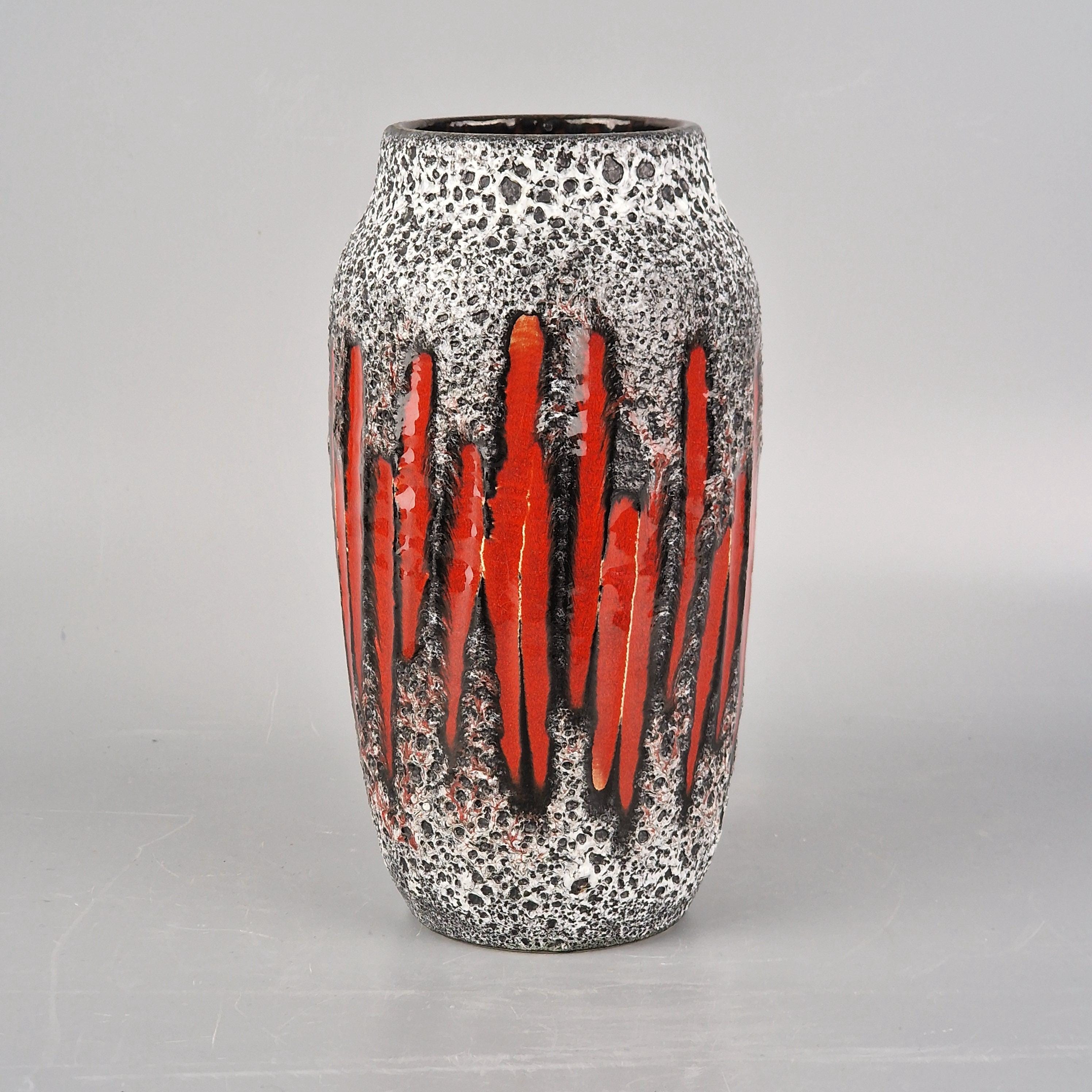GERESERVEERD VOOR A. Vintage West-duitse Fat Lava Vaas. Scheurich