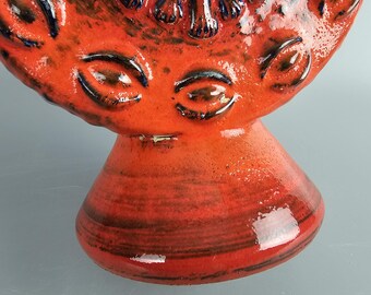 ヴィンテージ西ドイツのDumler & Breiden製ファットラバ花瓶。フォーム