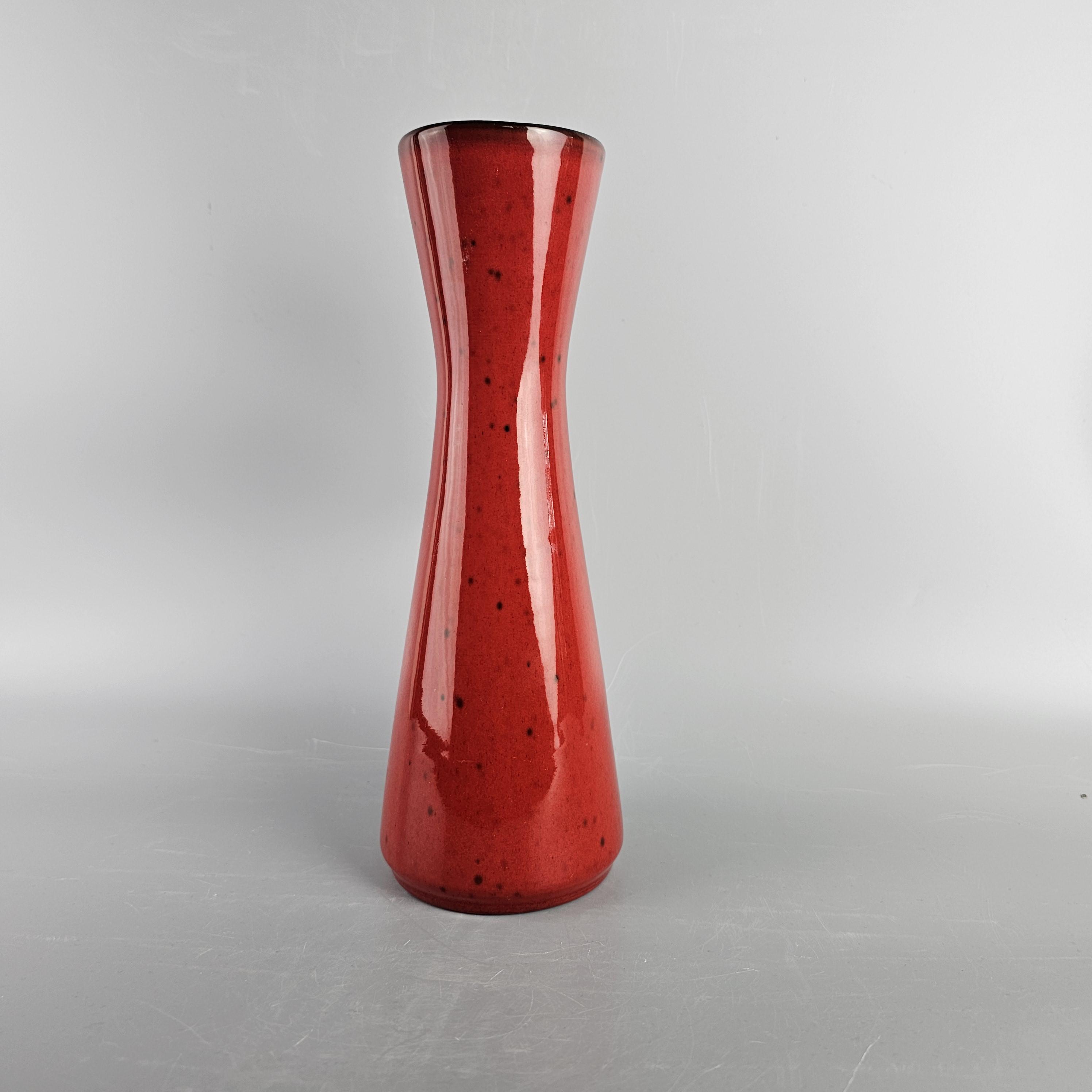 Vintage West German Fat Lava Vase Made by Bay Keramik. Shape