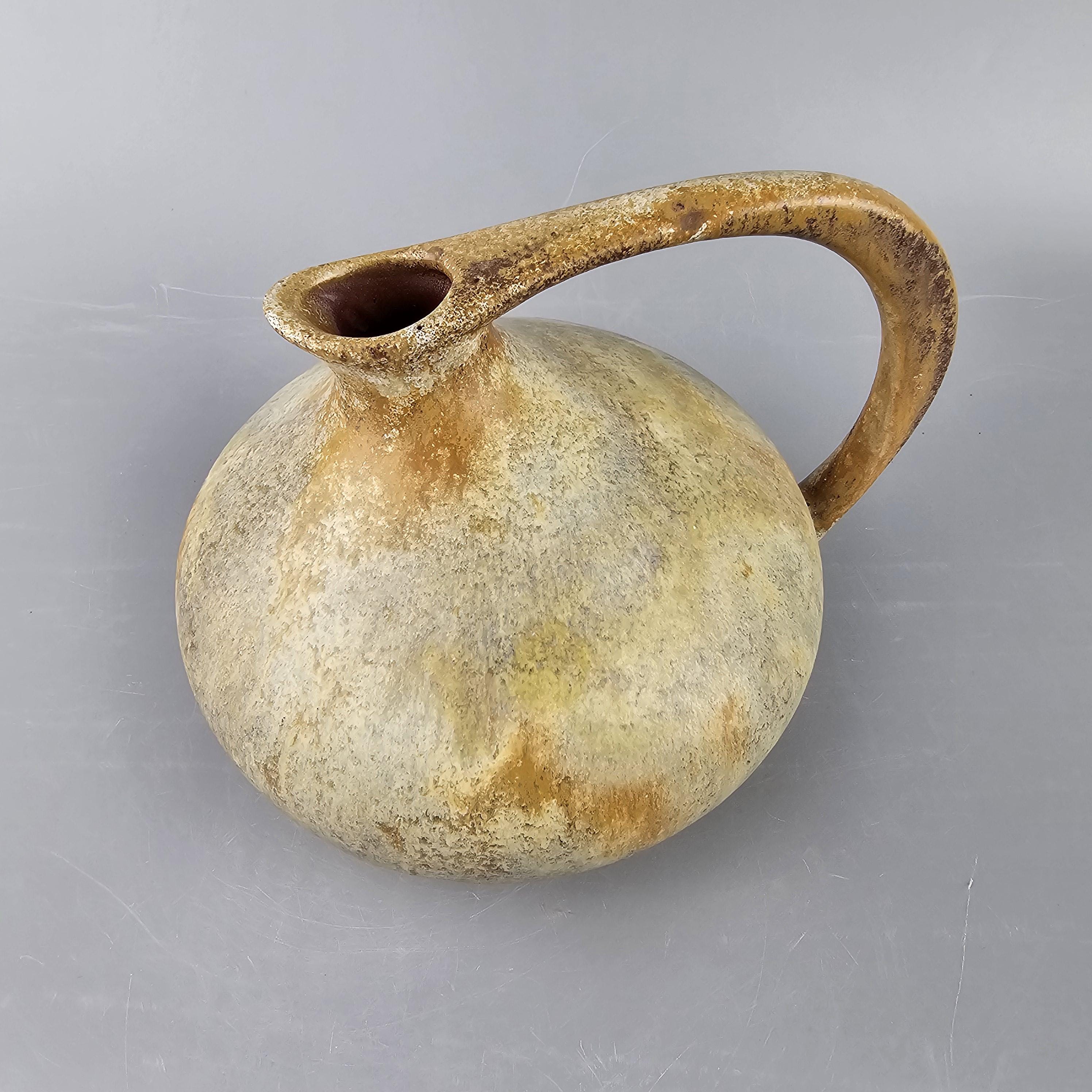 ヴィンテージ fat lava ruscha 313 ① Vintage West German Fat Lava Vase Made by Ruscha. Shape