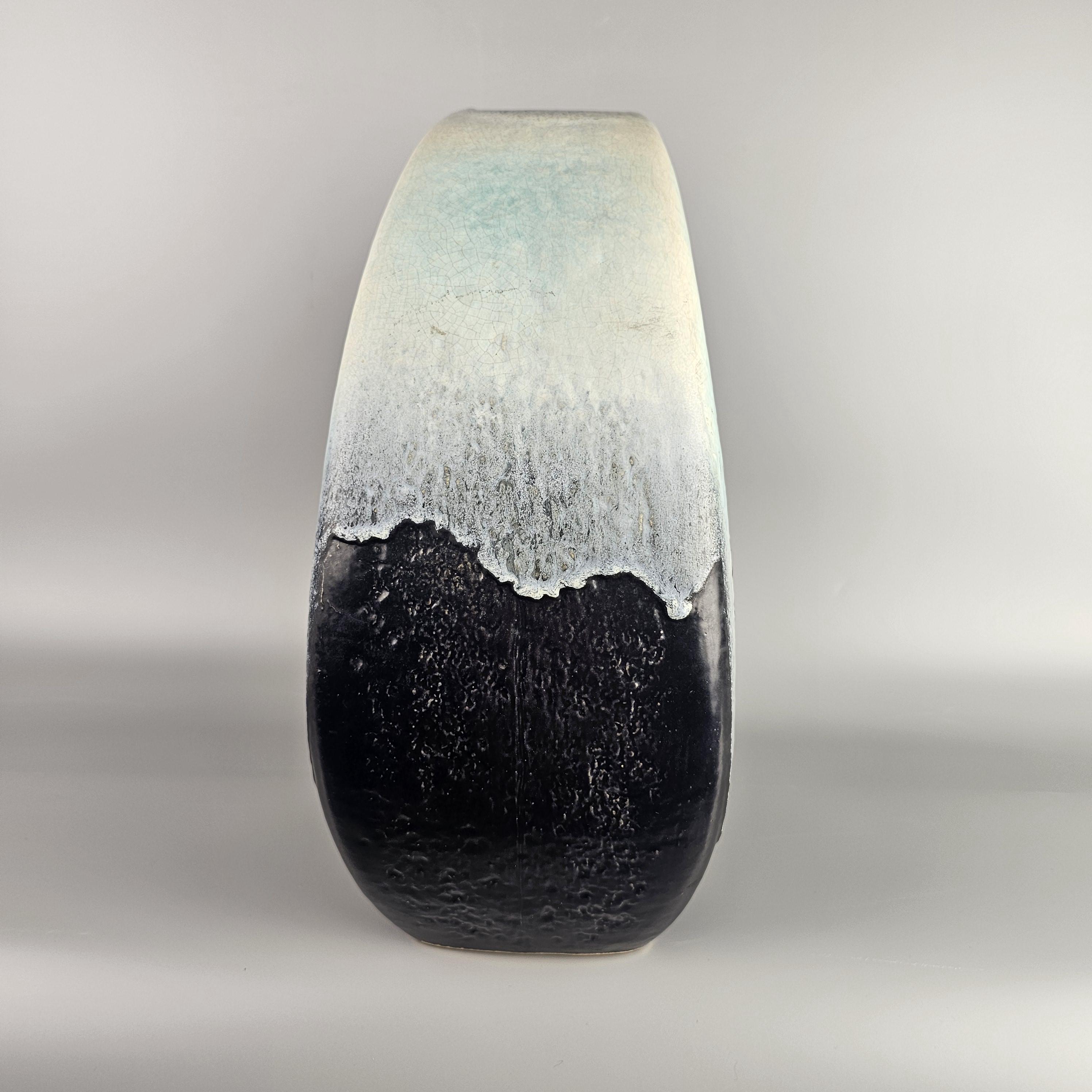 Vintage XL West German Fat Lava Vase Made by Dumler & Breiden