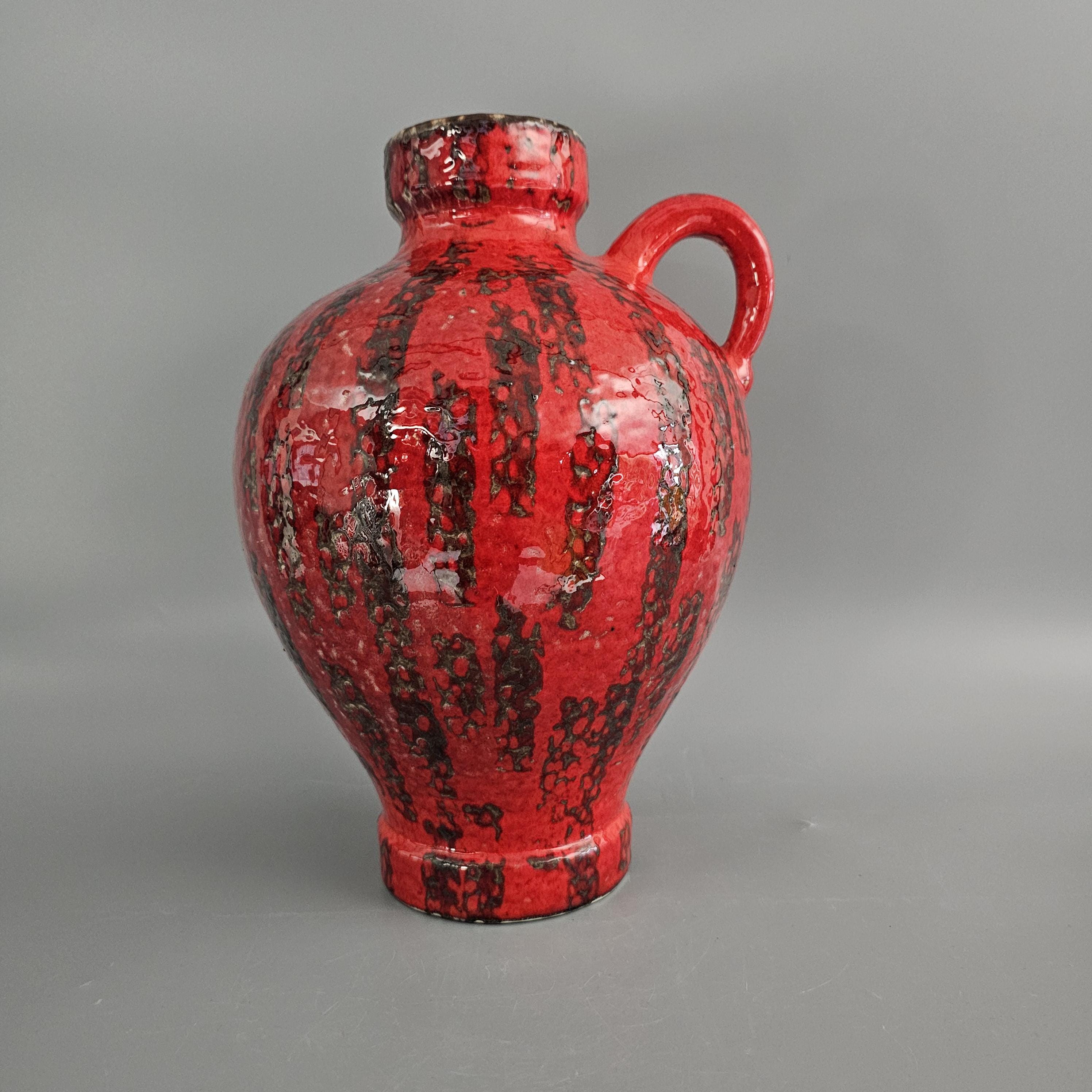 ビンテージの西ドイツの Fat Lava 花瓶。カルステンス・トニースホフ