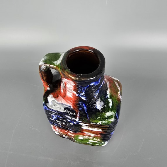 西ドイツFAT LAVA ビンテージ花瓶 tonnieshof 西ドイツのヴィンテージ