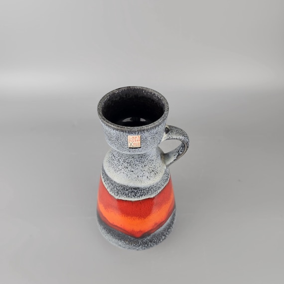 ビンテージの西ドイツの Fat Lava 花瓶。 Dumler & Breiden