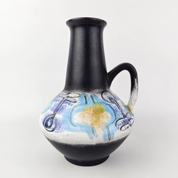 Vintage West German Fat Lava Vase Made by Carstens