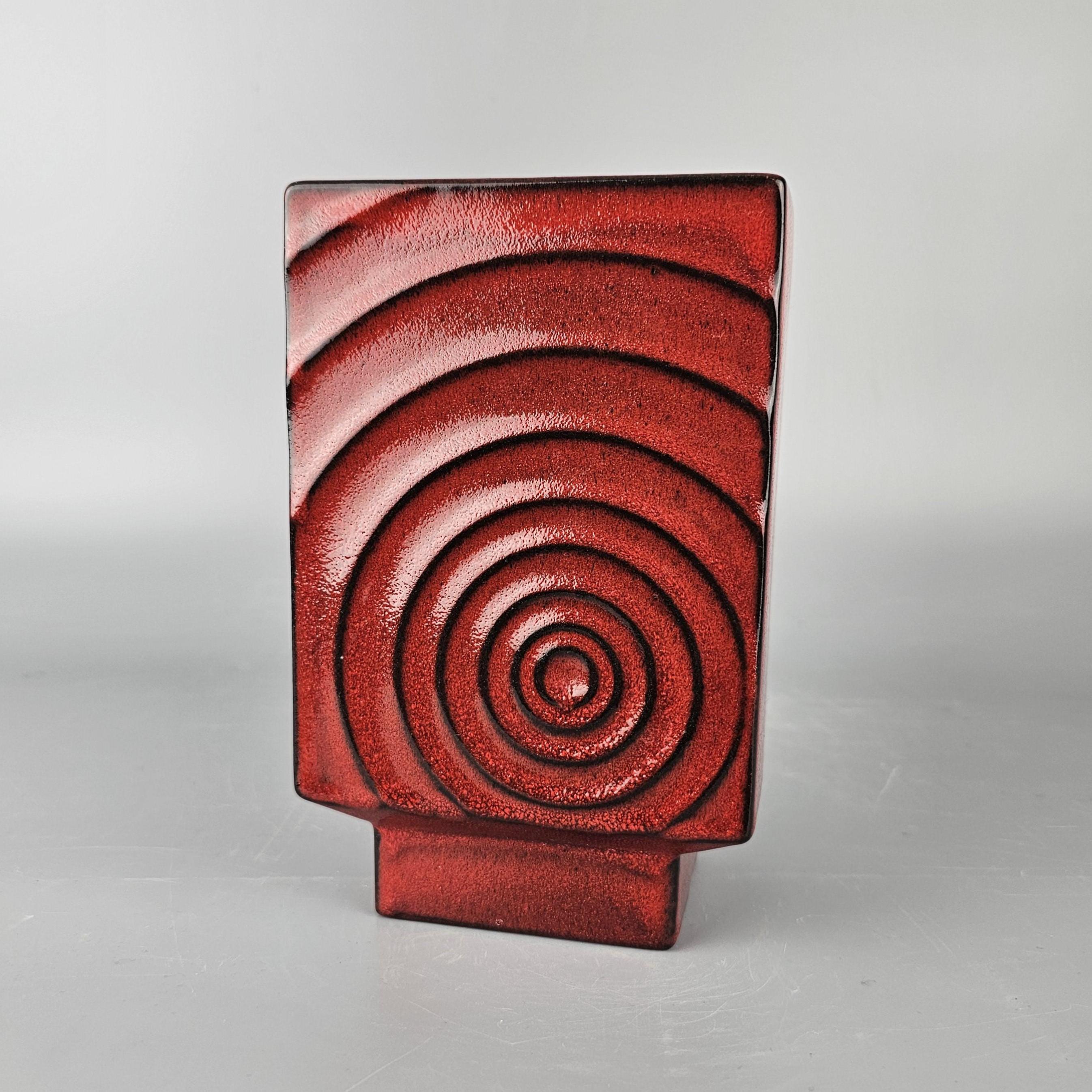 ビンテージの西ドイツの Fat Lava 花瓶。 Steuler、フォーム番号 193