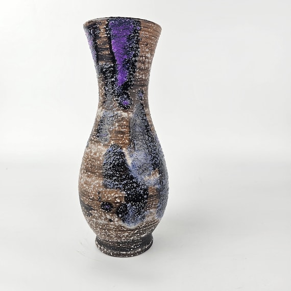 Vintage West German Fat Lava Vase Made by Carstens