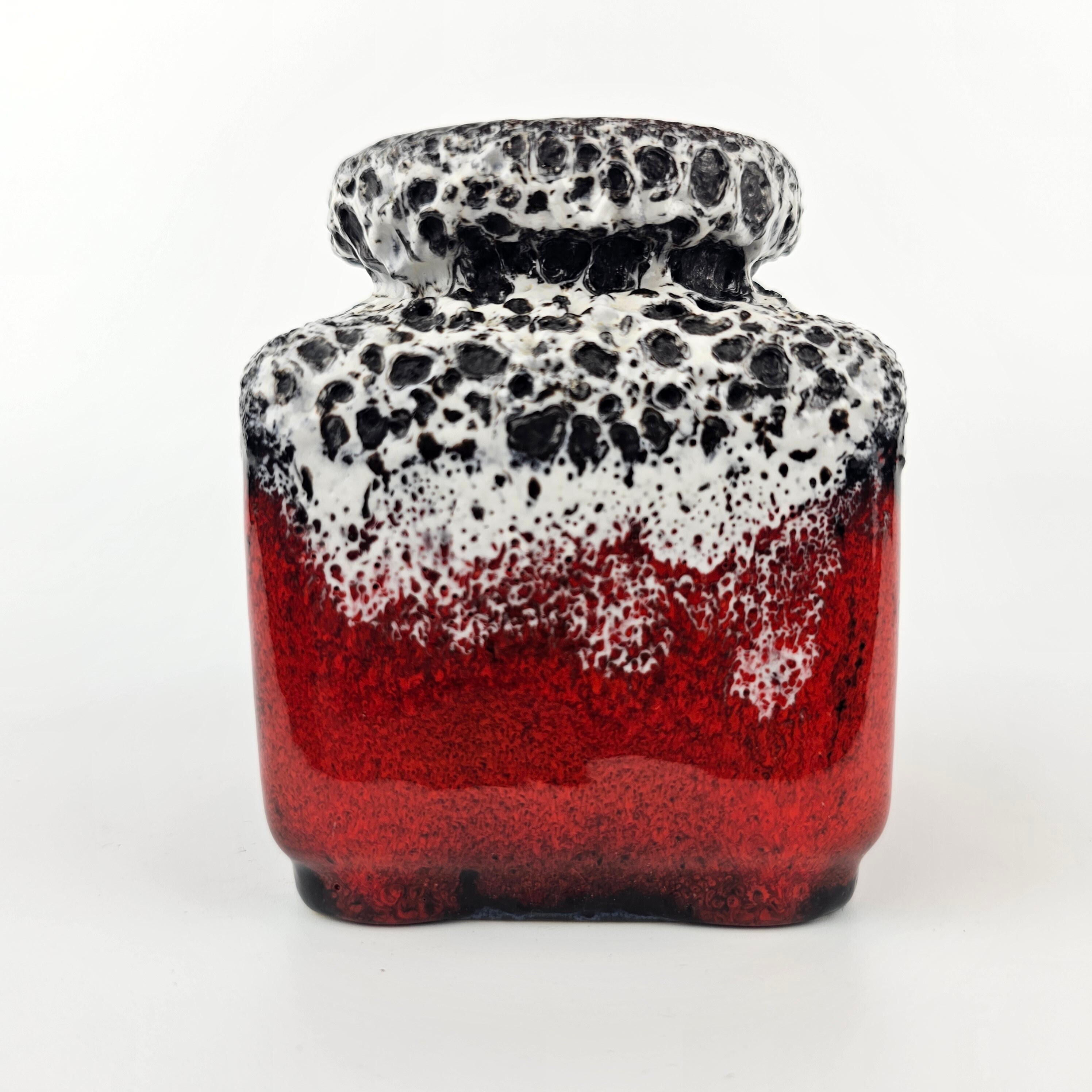 A West German Fat Lava Vase by Jopeko. the Vase is Numbered