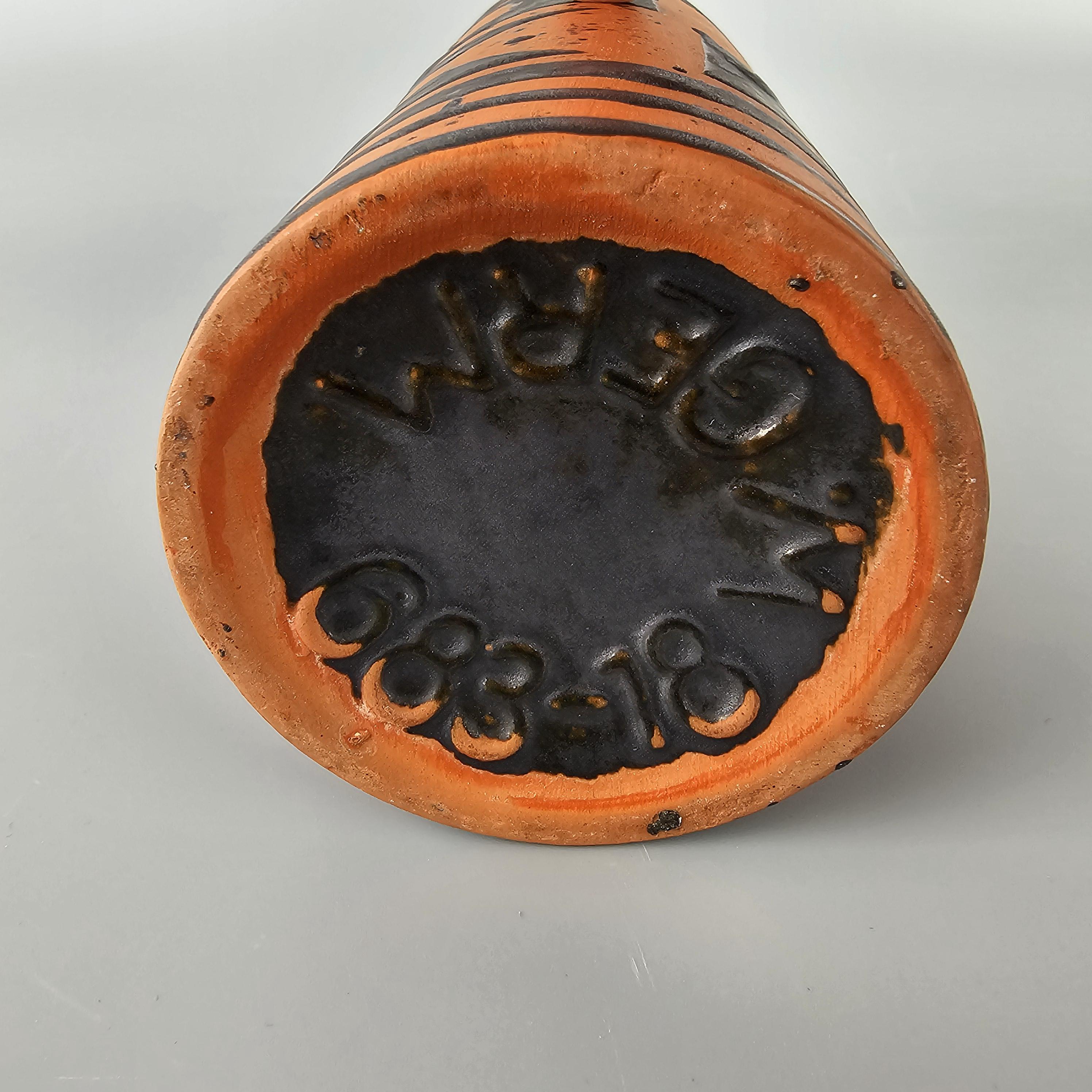 ヴィンテージの西ドイツの Fat Lava 花瓶。 Carstens Tonnieshof