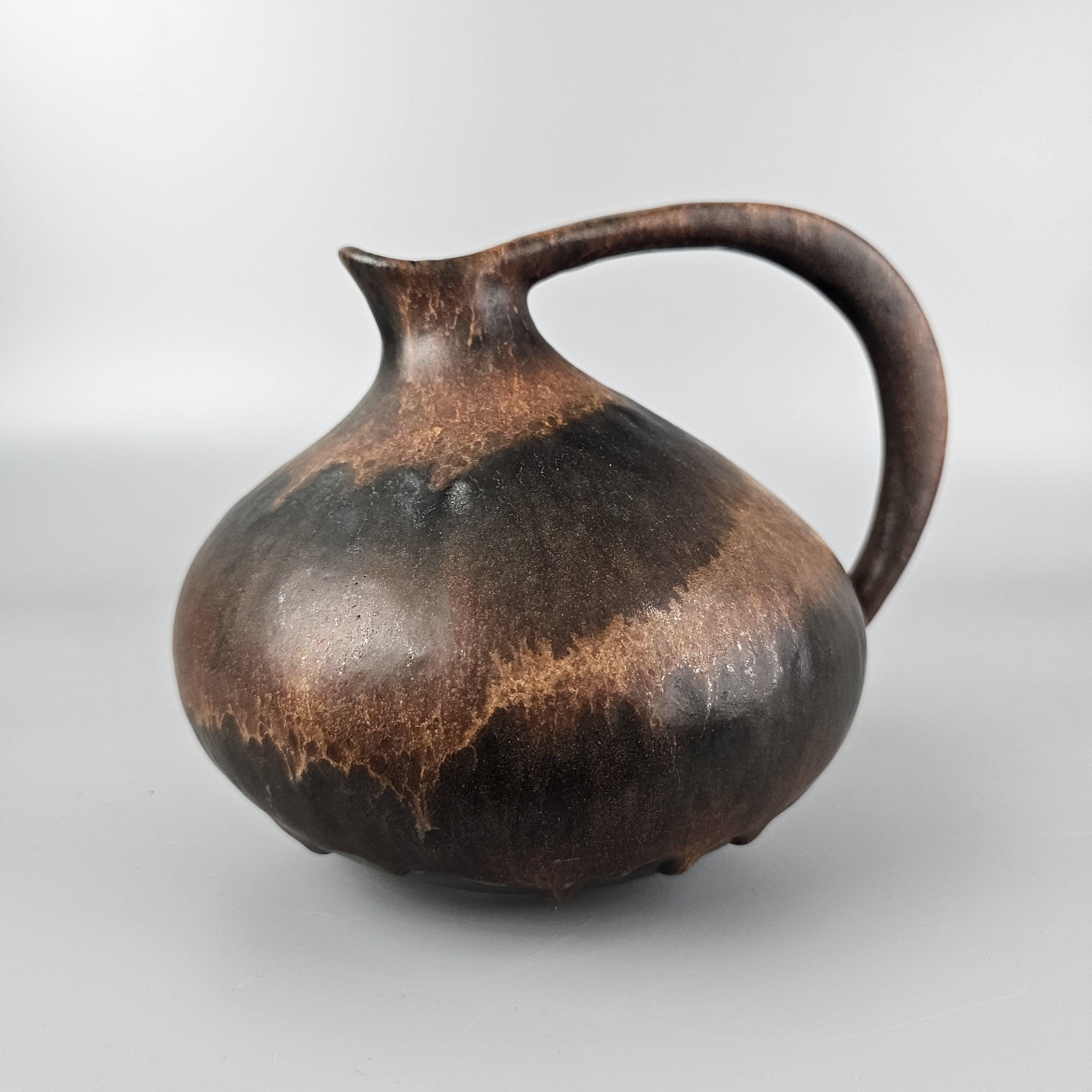 Vintage West German Fat Lava Vase Made by Ruscha. Style Number 313