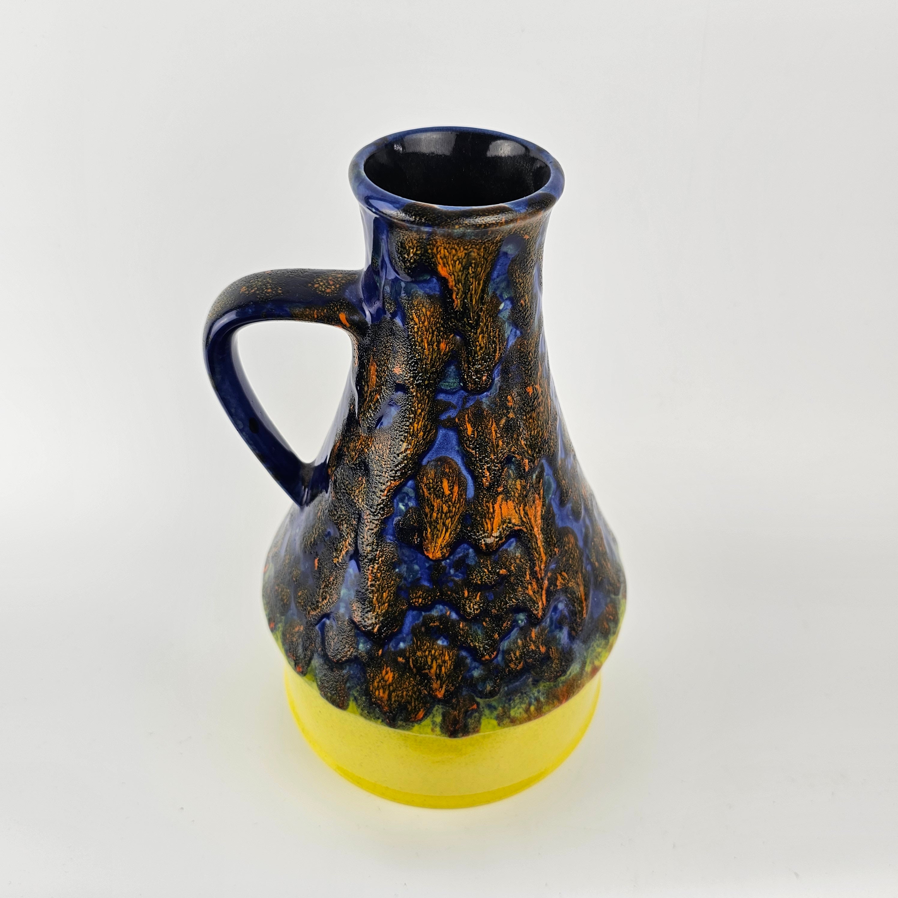 West German Fat Lava Vase by Dumler & Breiden. the Vase is West German Fat Lava Vase by Dumler & Breiden. the Vase is