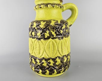 East Germany Fat Lava by VEB 東ドイツ ヴィンテージ Vintage East German Fat Lava Vase Made by VEB Haldensleben