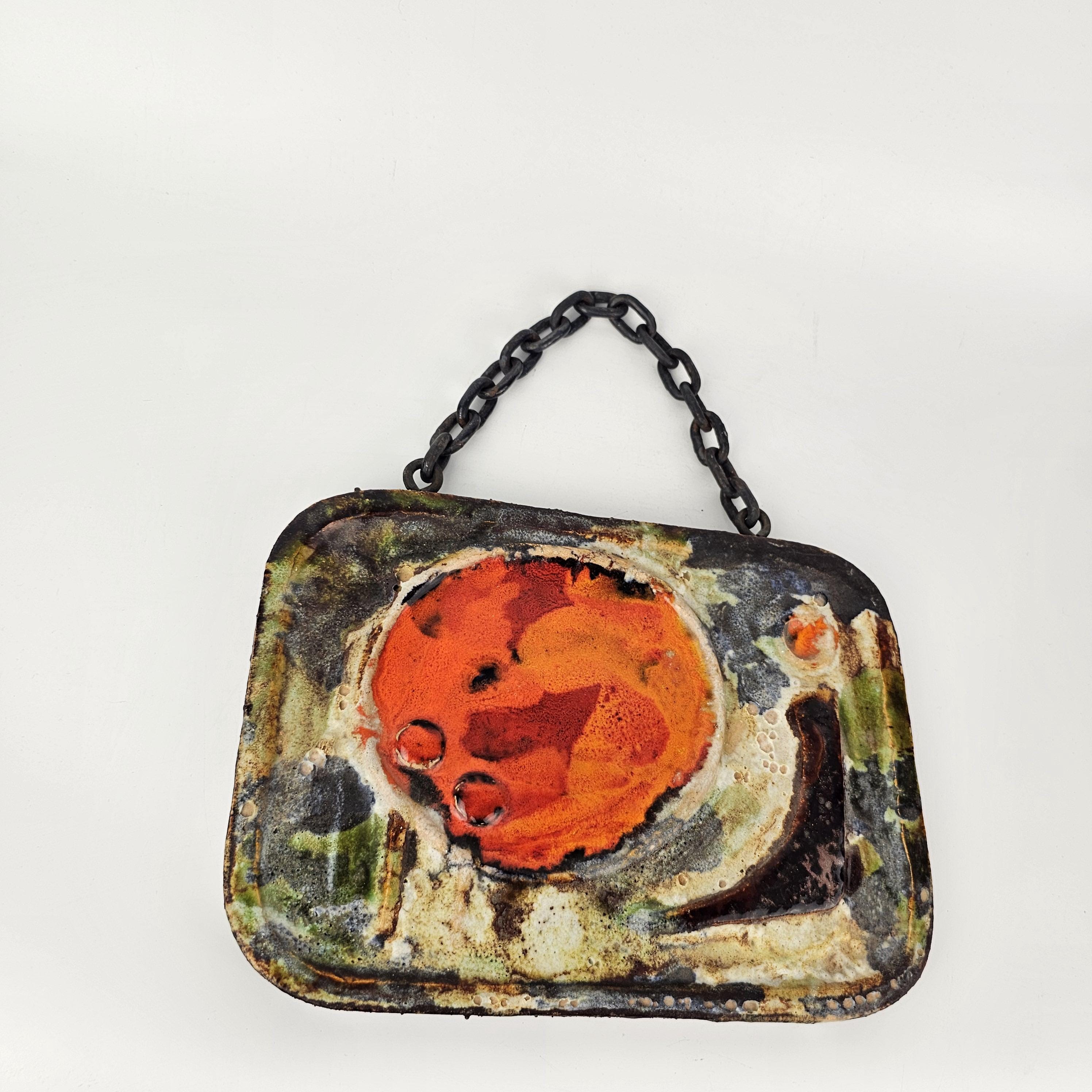 工芸品 Vintage Ruscha Fat Lava Wall Plate 工芸品 Vintage Ruscha Fat Lava Wall Plate 工芸品 Vintage Ruscha