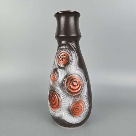 Vintage West German Fat Lava Vase. Bay Keramik, Form Number 84-25