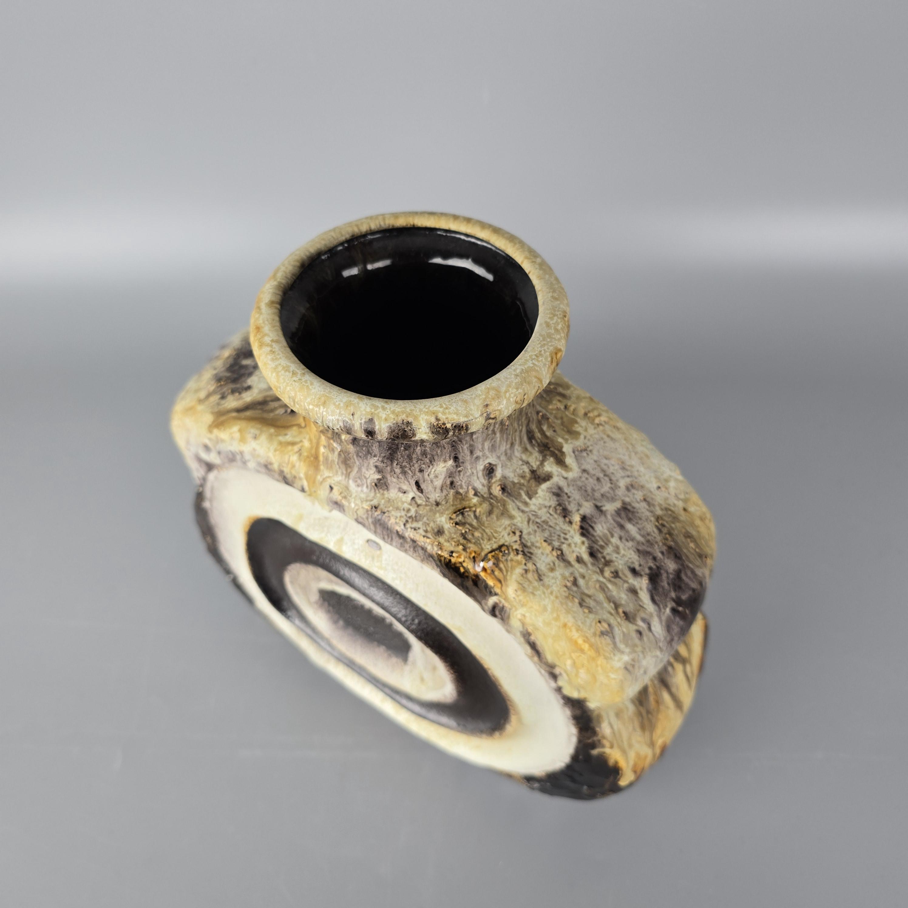 Vintage West German Fat Lava Vase. Walter Becht, Form Number U4/24