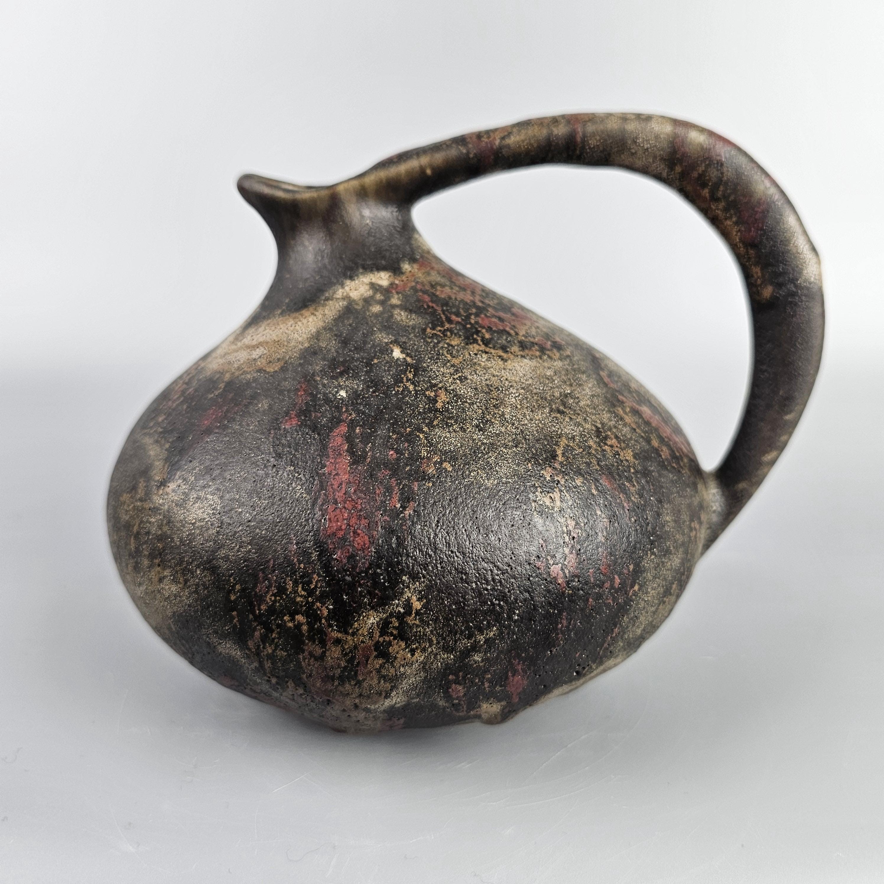 Vintage West German Fat Lava Vase Made by Ruscha. Shape Number 313