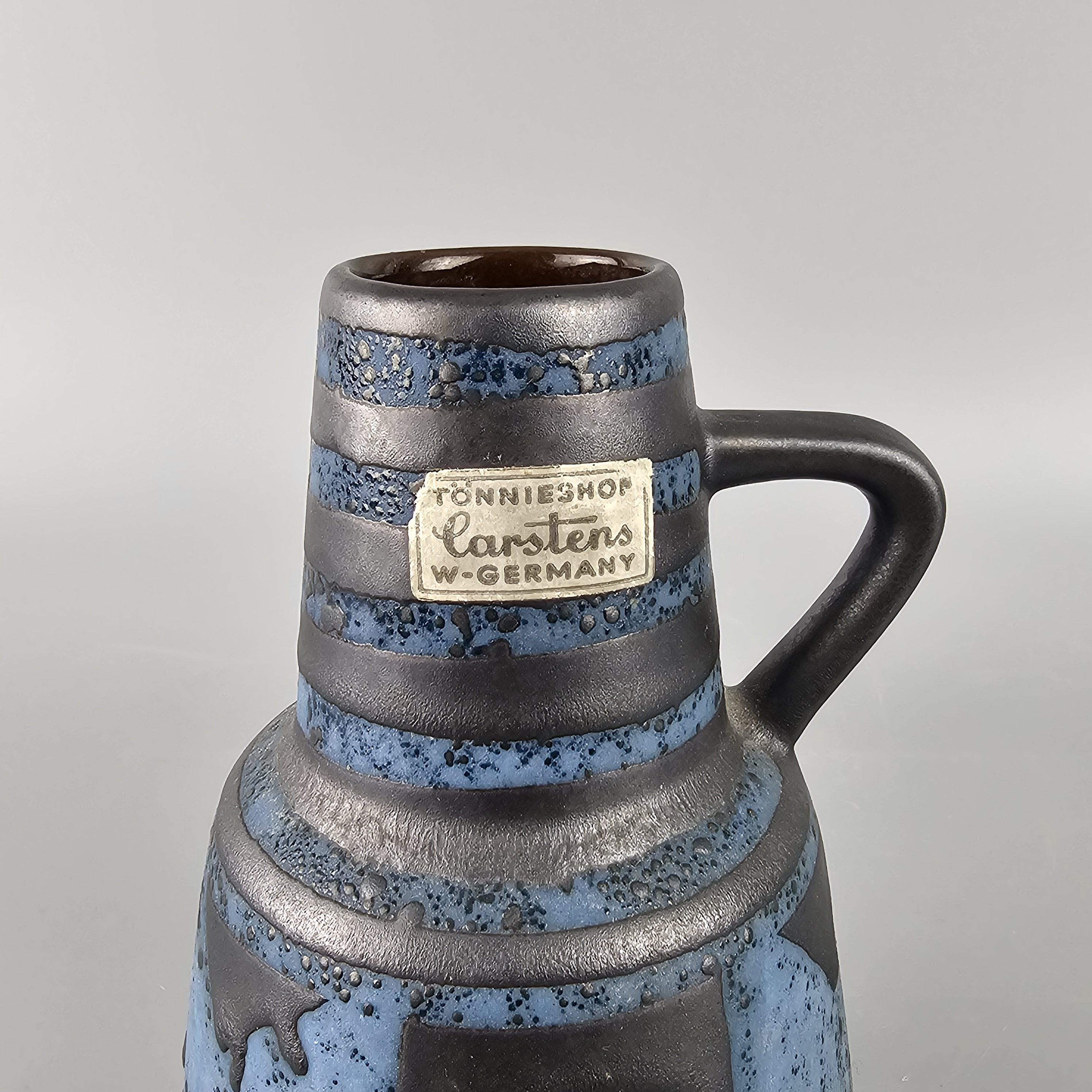 ヴィンテージの西ドイツの Fat Lava 花瓶。 Carstens Tonnieshof