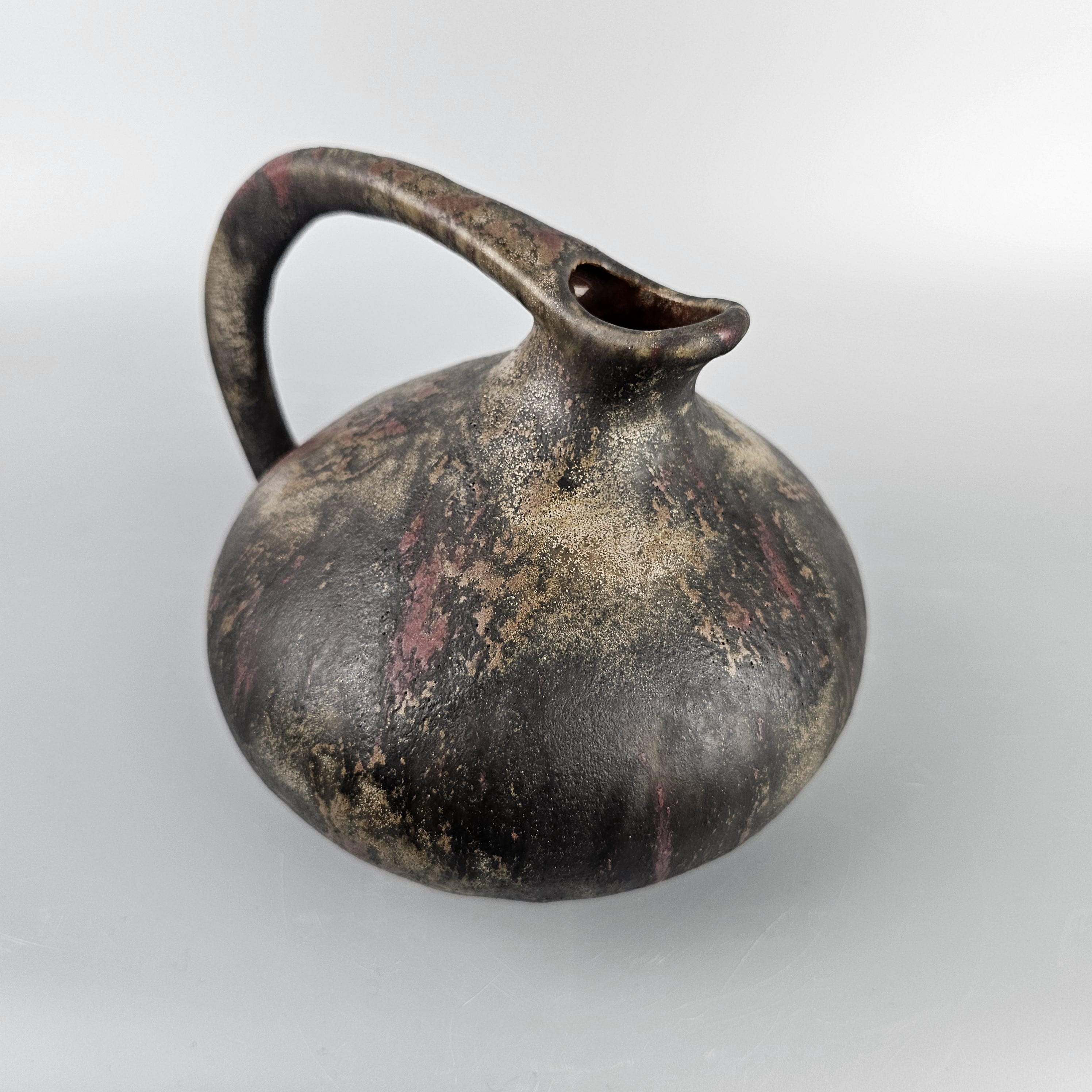 Vintage West German Fat Lava Vase Made by Ruscha. Shape Number 313