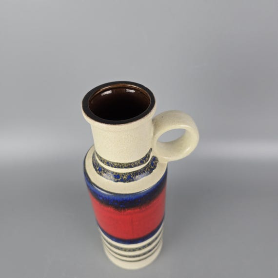 Vintage West German Fat Lava Vase. Scheurich, Model Number 401-28