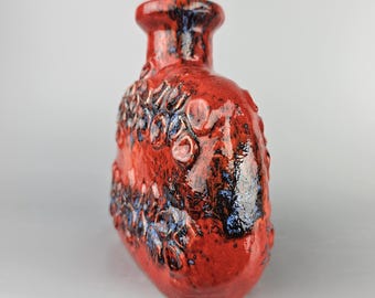 Vintage West German Fat Lava Vase Made by Dumler & Breiden. Style