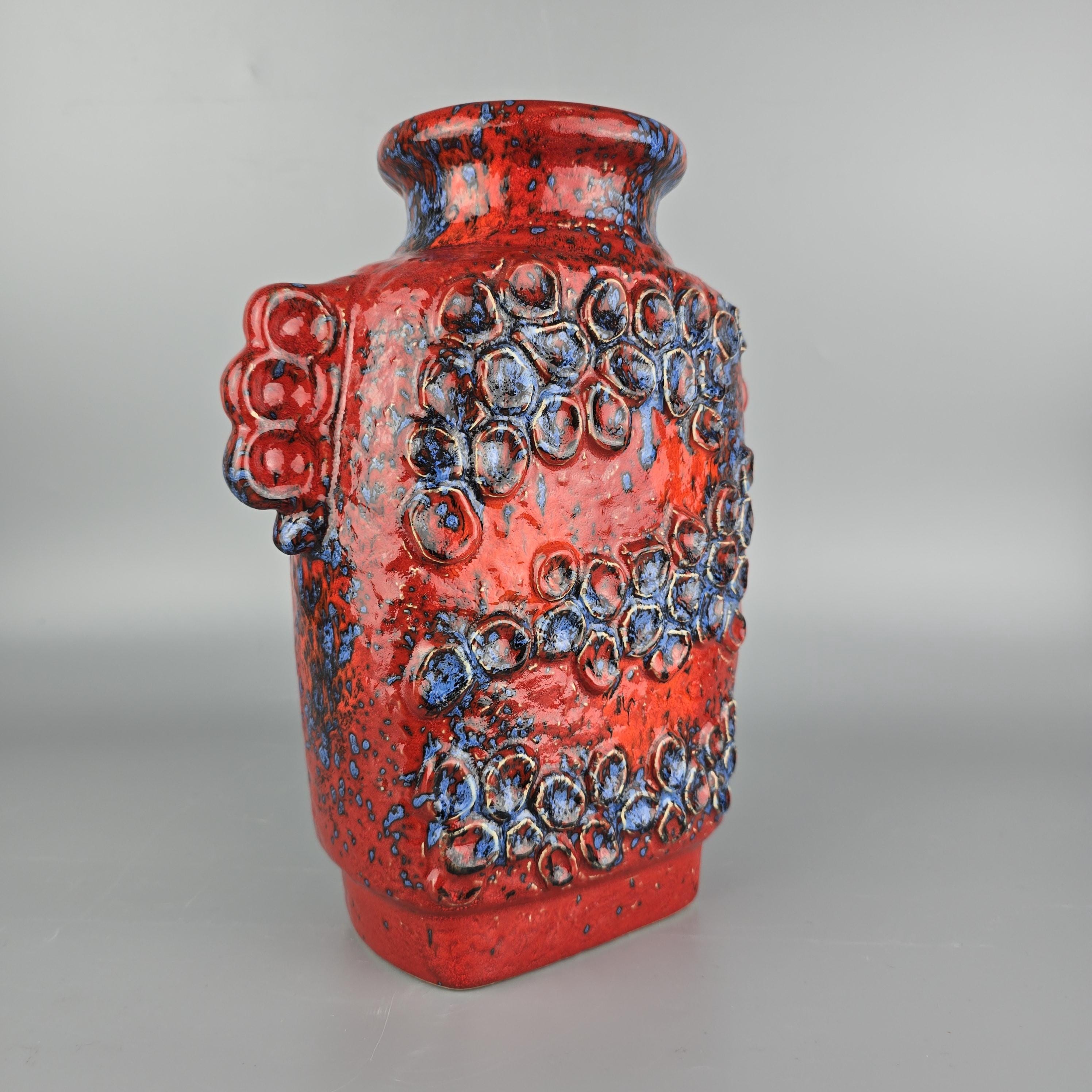 西ドイツのヴィンテージ・ファット・ラバ花瓶。Dumler & Breiden社製