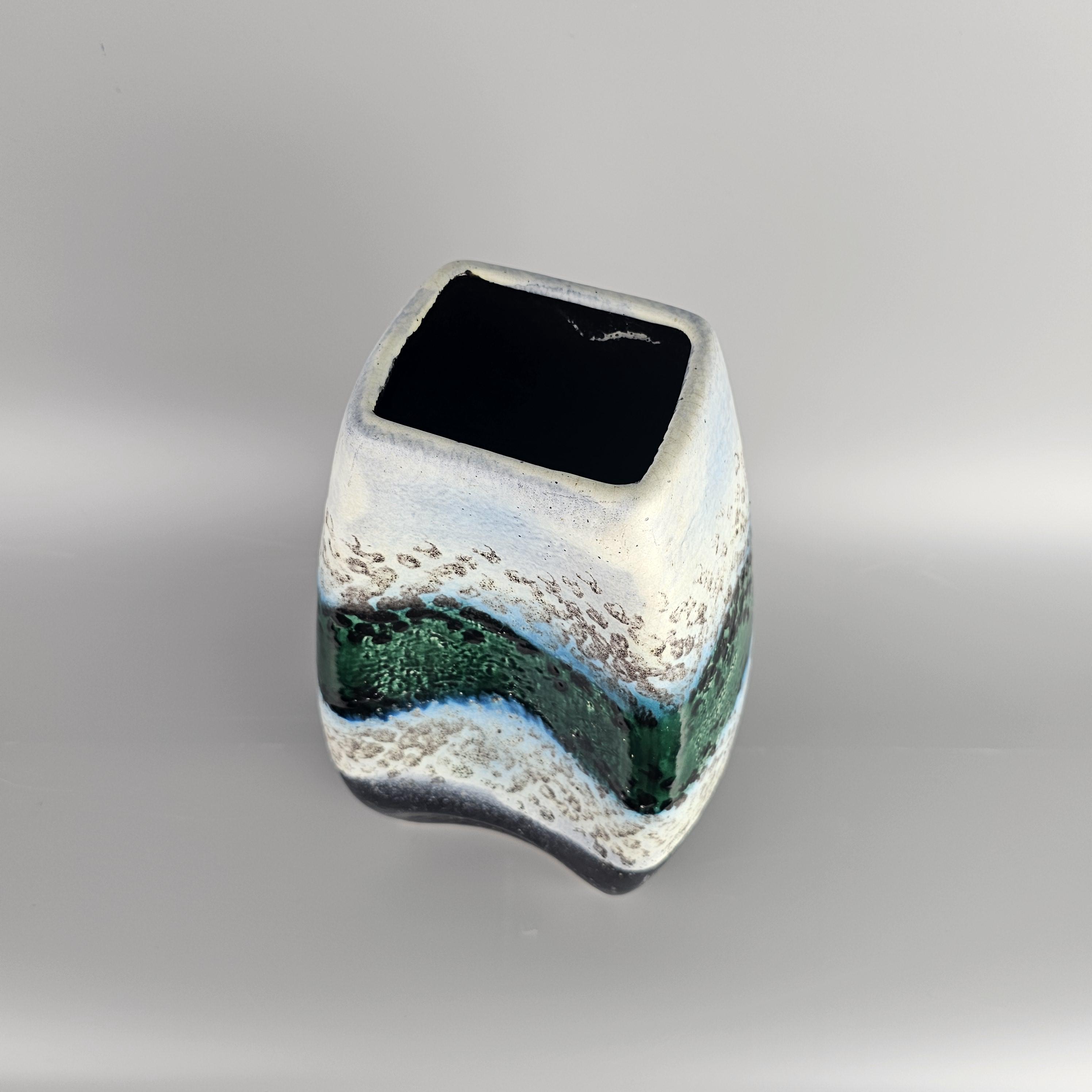 Vintage West German Fat Lava Vase Made by Dumler & Breiden