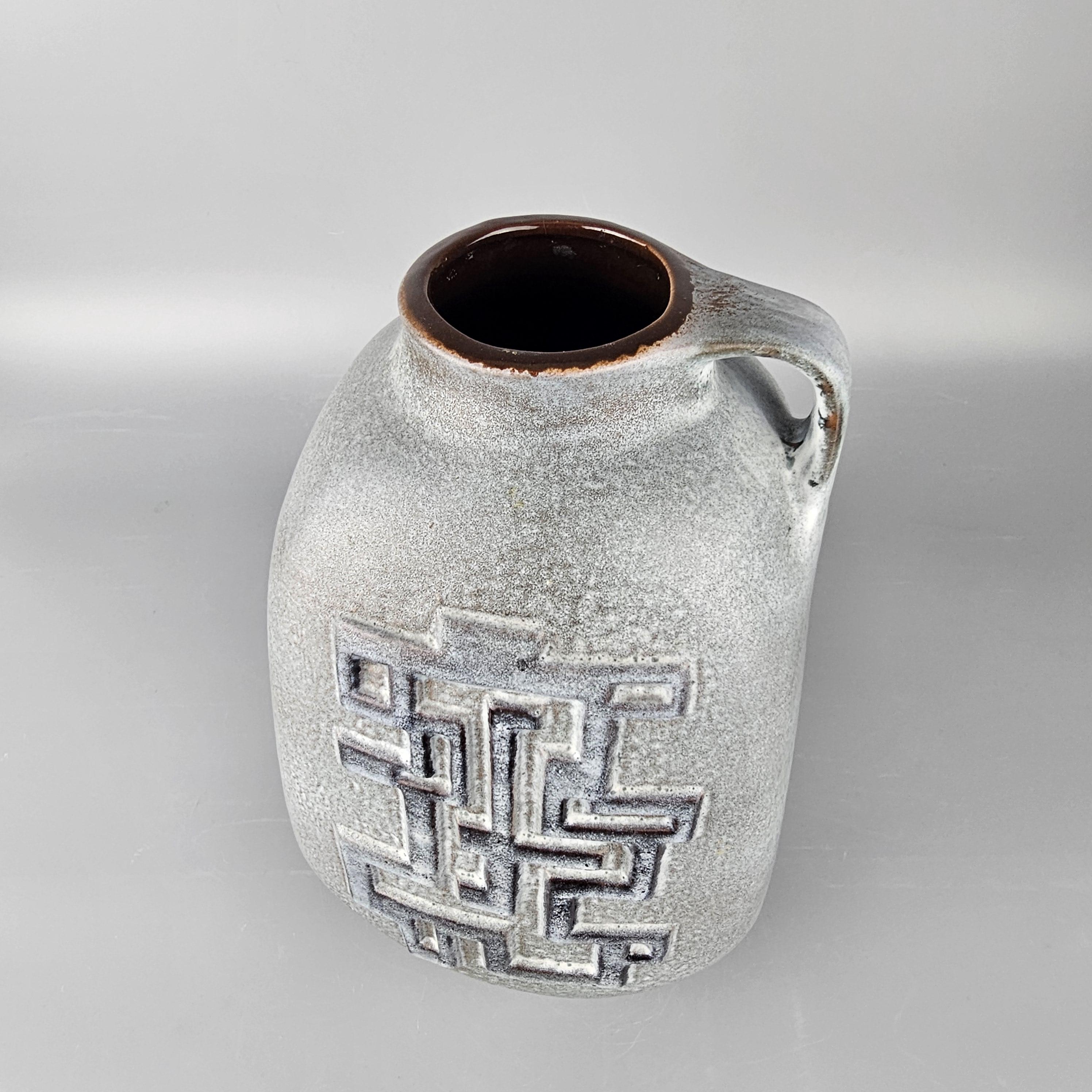 Vintage West German Fat Lava Vase. Carstens Tonnieshof, Form