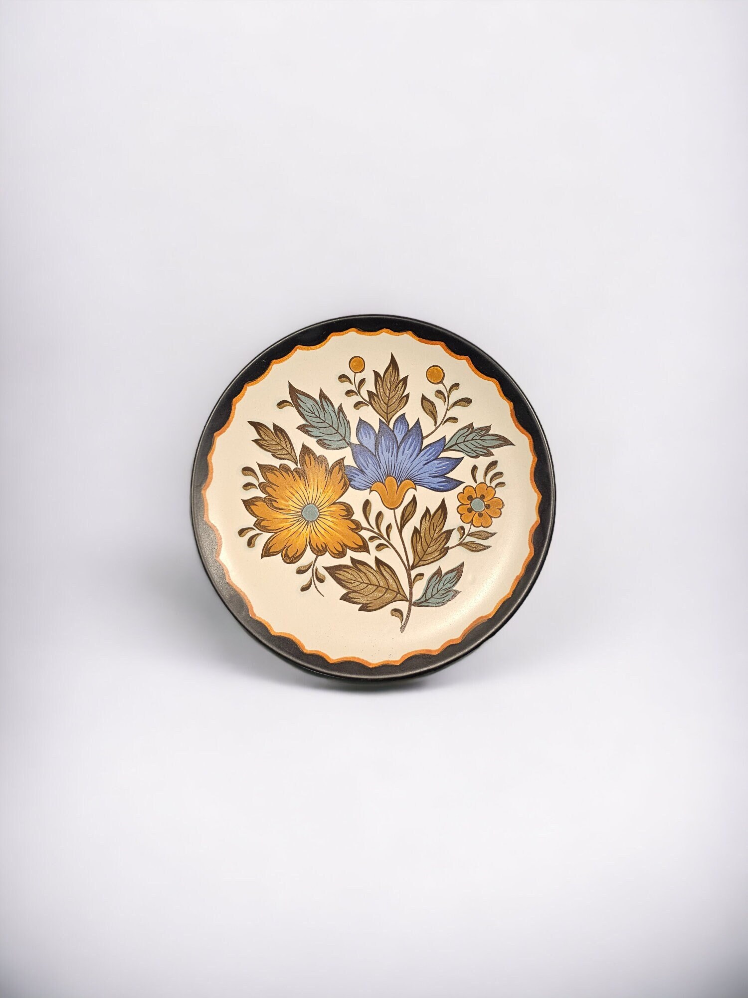 A Vintage Wall Plaque, Made by the Gouda Pottery, Netherlands