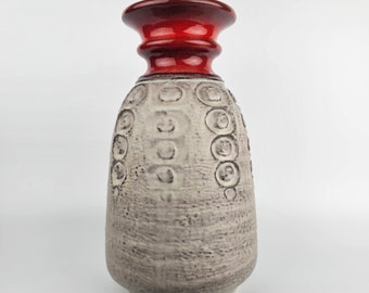 Vintage West German Fat Lava Vase Made by ES Keramik / Emons