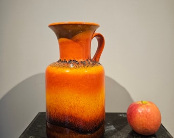 ゆううつ様fat lava JASBA N602-12-14 Jasba N 602 12 14 Vase WGP Mid Century West Germany Fat Lava