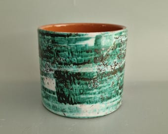 Vintage West German Fat Lava Vase, Possibly Made by Kubicek. Model