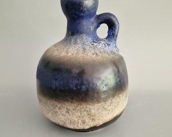 Vintage West German Fat Lava Vase Made by Bay Keramik. Shape
