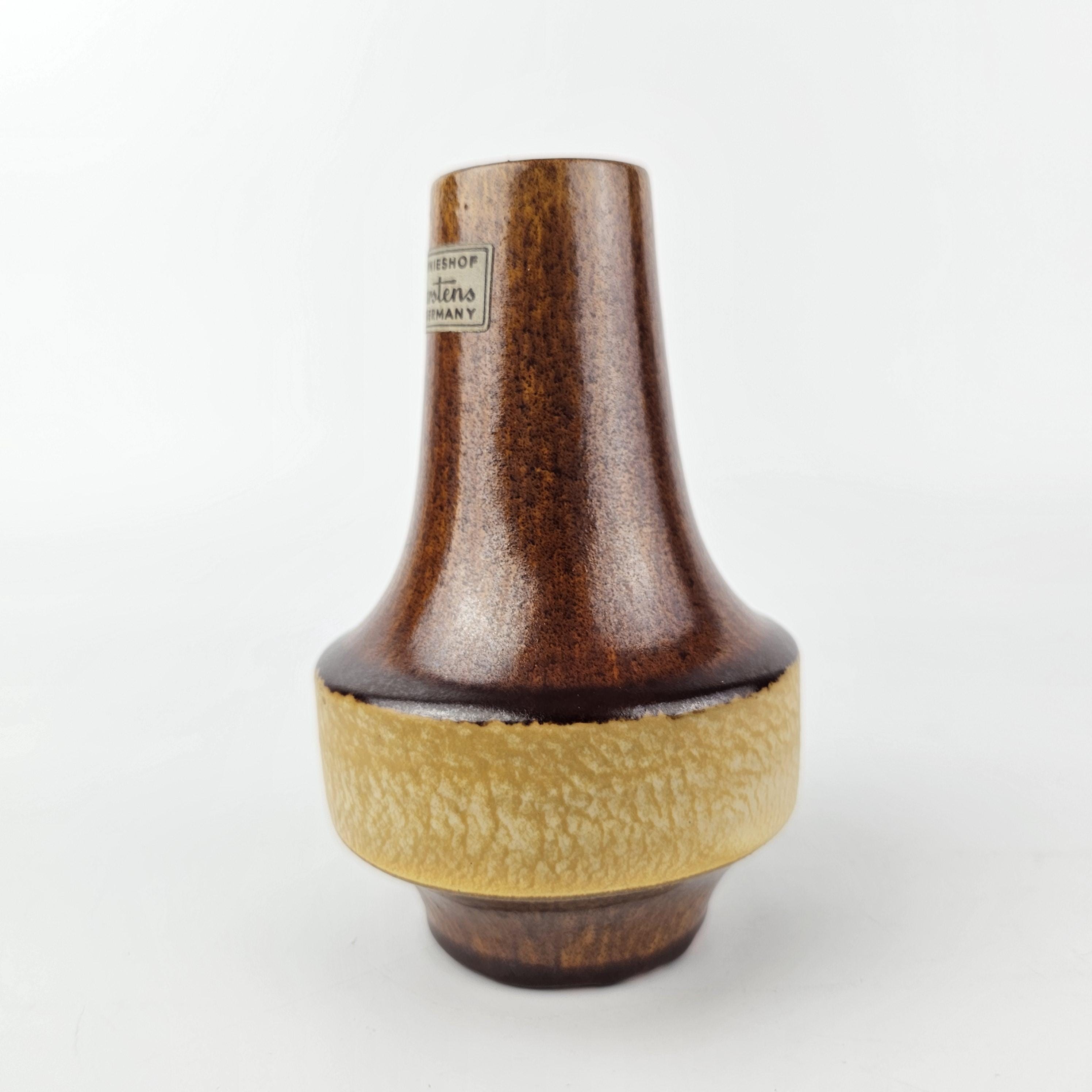 Vintage West German Fat Lava Vase Made by Carstens Tonnieshof