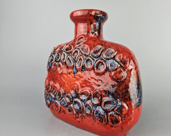 Vintage West German Fat Lava Vase Made by Dumler & Breiden. Style
