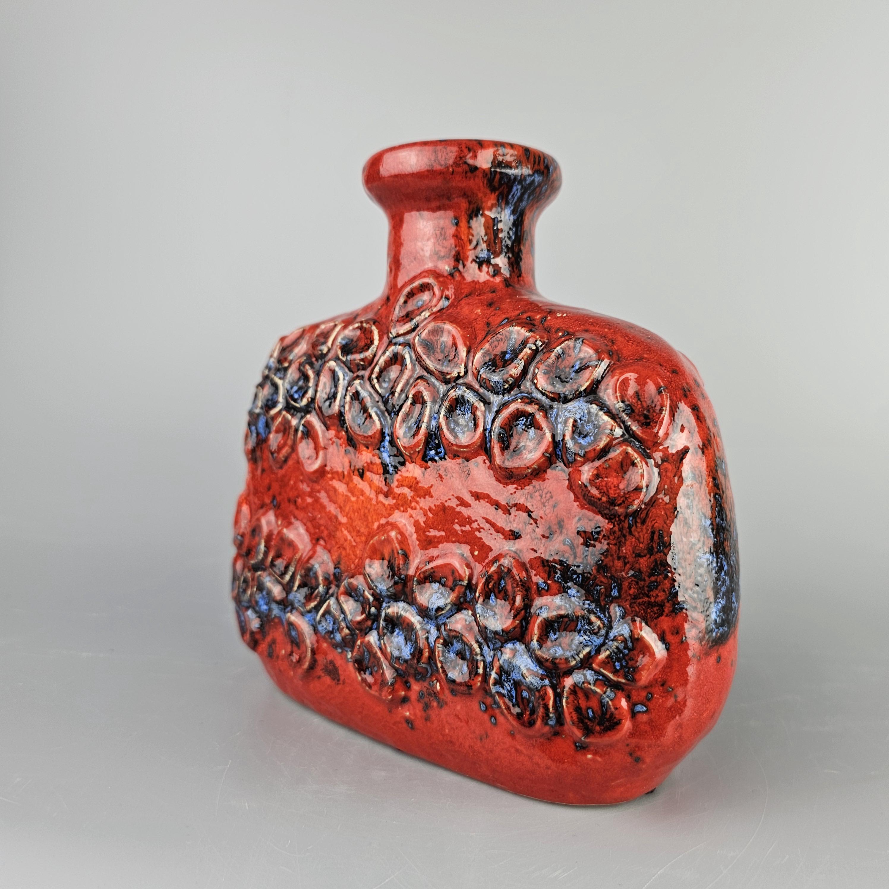 Vintage West German Fat Lava Vase Made by Dumler & Breiden. Style