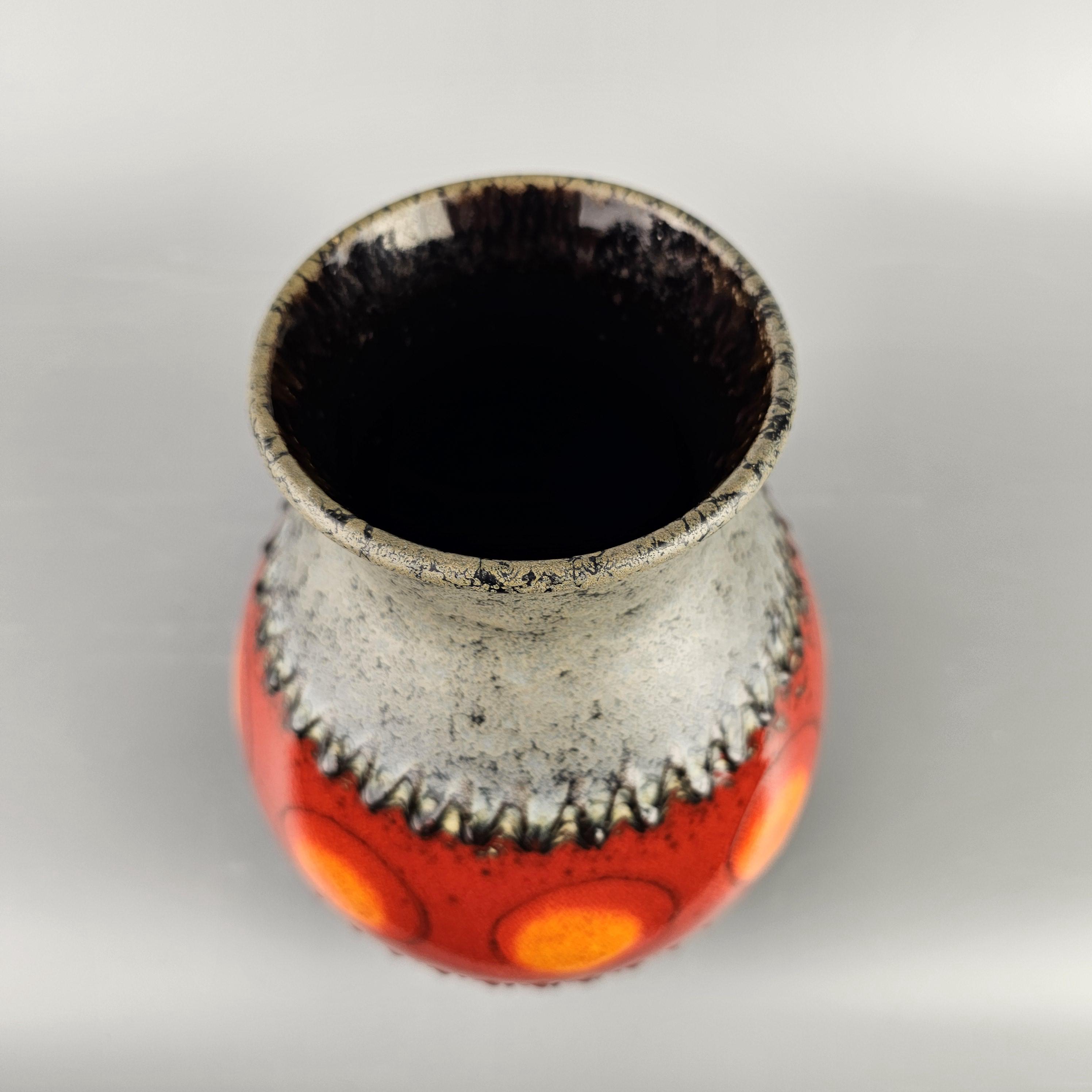 Vintage West German Fat Lava Vase Made by Dumler & Breiden. Shape