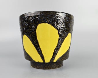 FAT LAVA　WEST GERMAN 　ビンテージ花瓶　tonnieshof Vintage West German Fat Lava Vase Made by Carstens