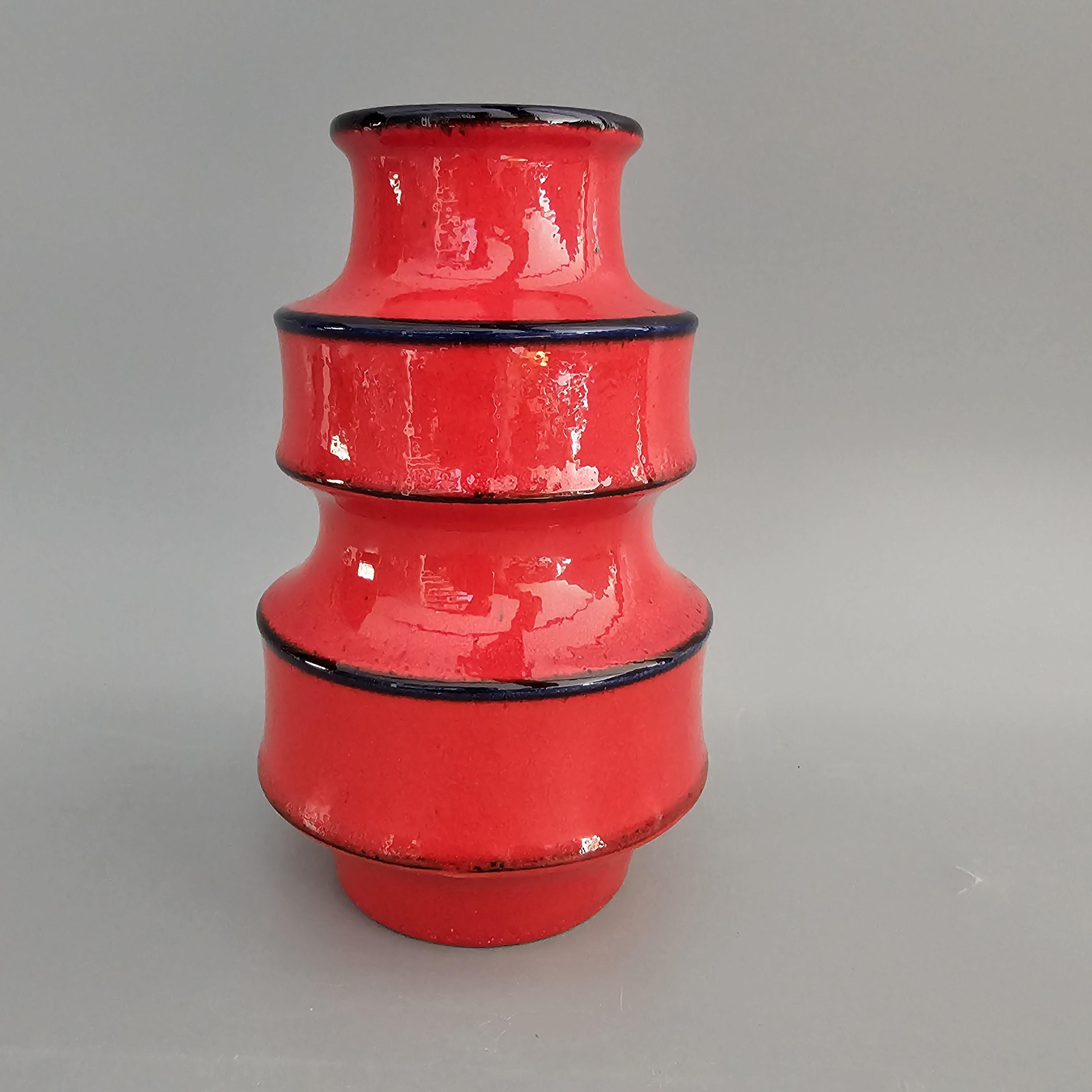Fat Lava フラワーベース scheurich 60s Vintage West German Fat Lava Vase Made by Scheurich. Shape