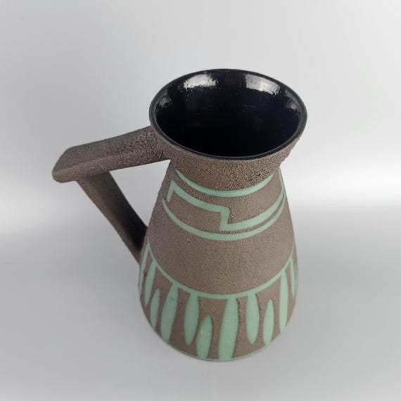 Vintage West German Fat Lava Vase Made by Stein Keramik. Model
