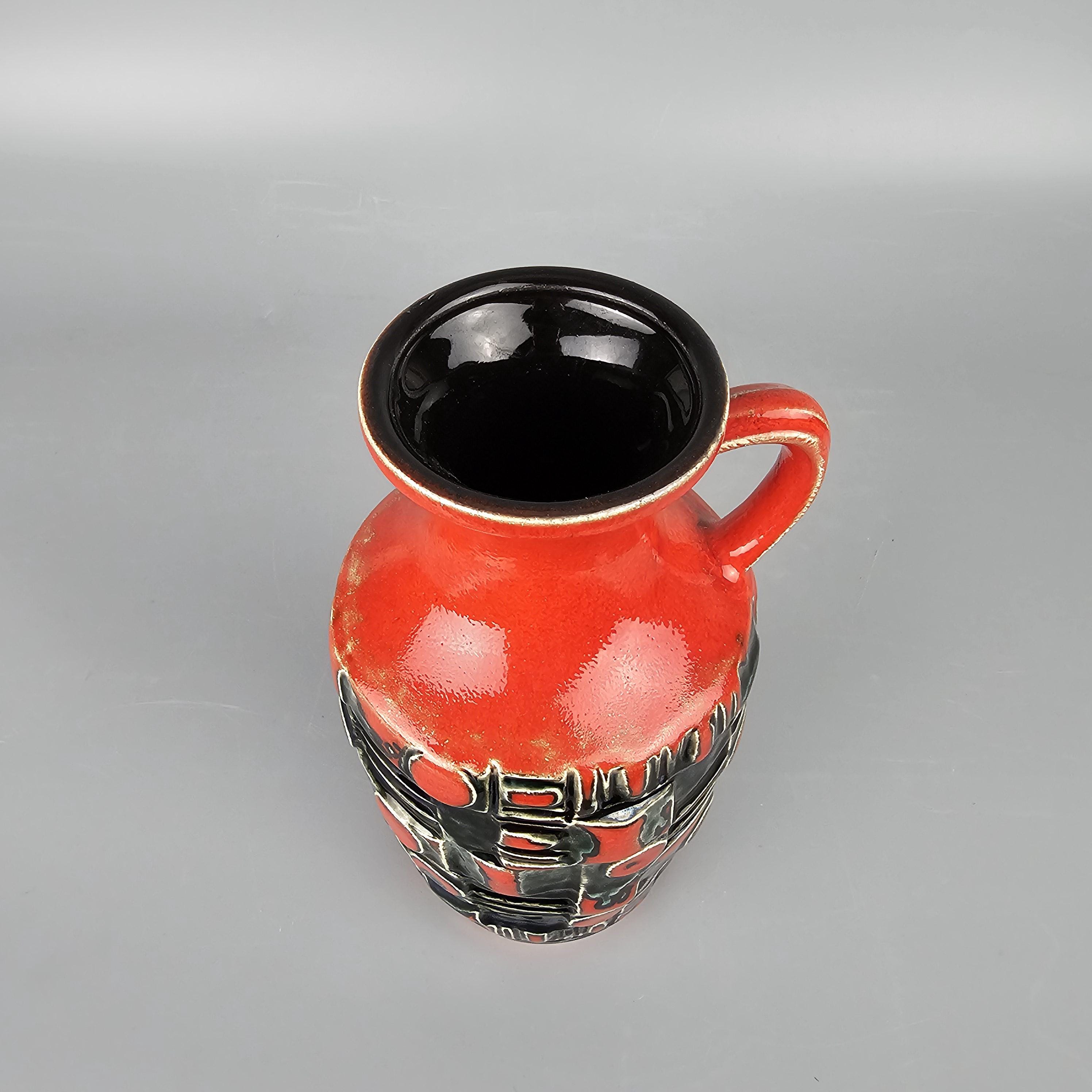 Vintage West German Fat Lava Vase. Uebelacker / U-keramik, Form