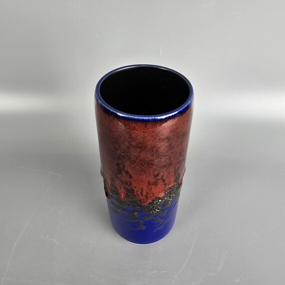 ヴィンテージの西ドイツ製ファット・ラバ花瓶。Dumler & Breiden社製