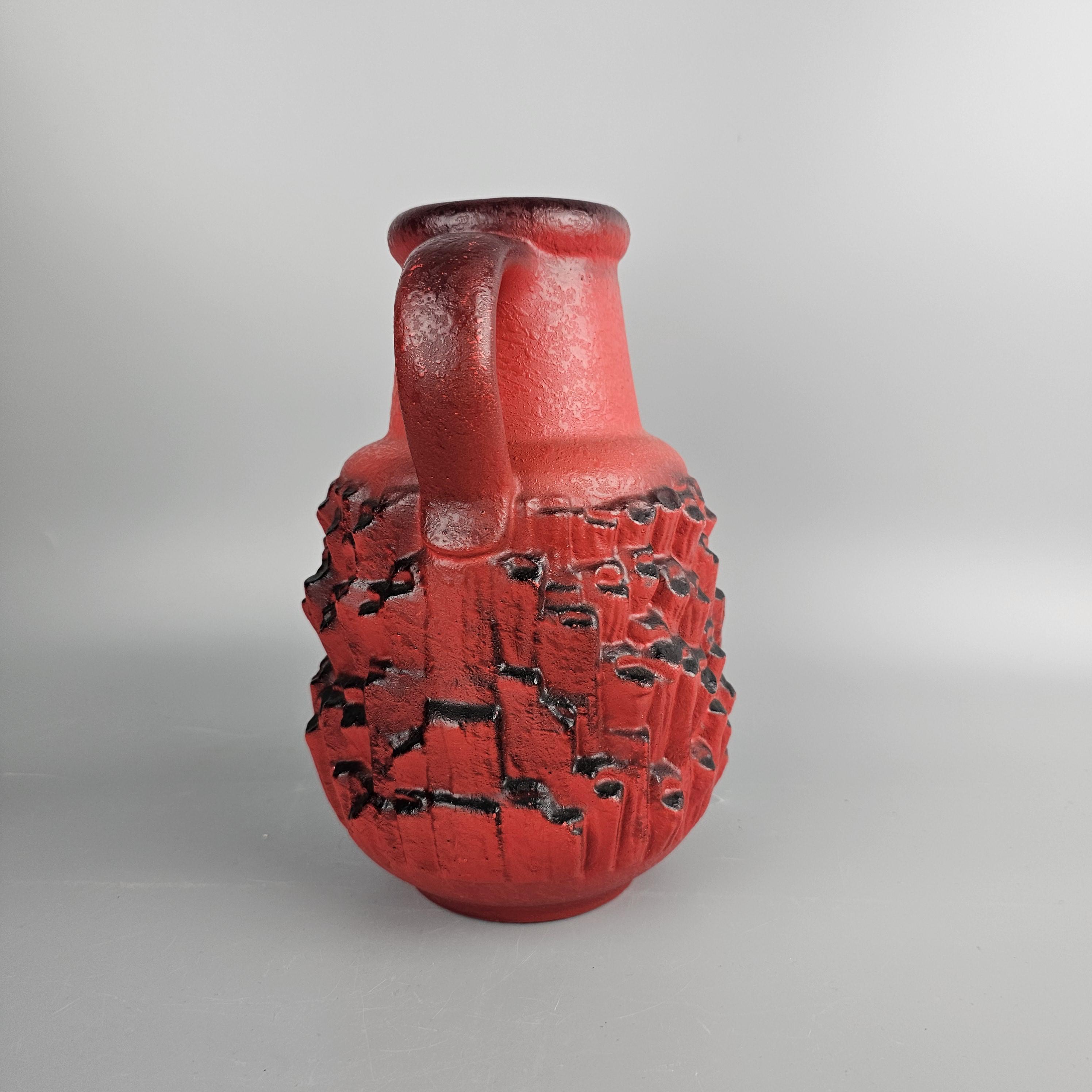 西ドイツのヴィンテージ、ファット・ラバ花瓶。Carstens Tonnieshof製