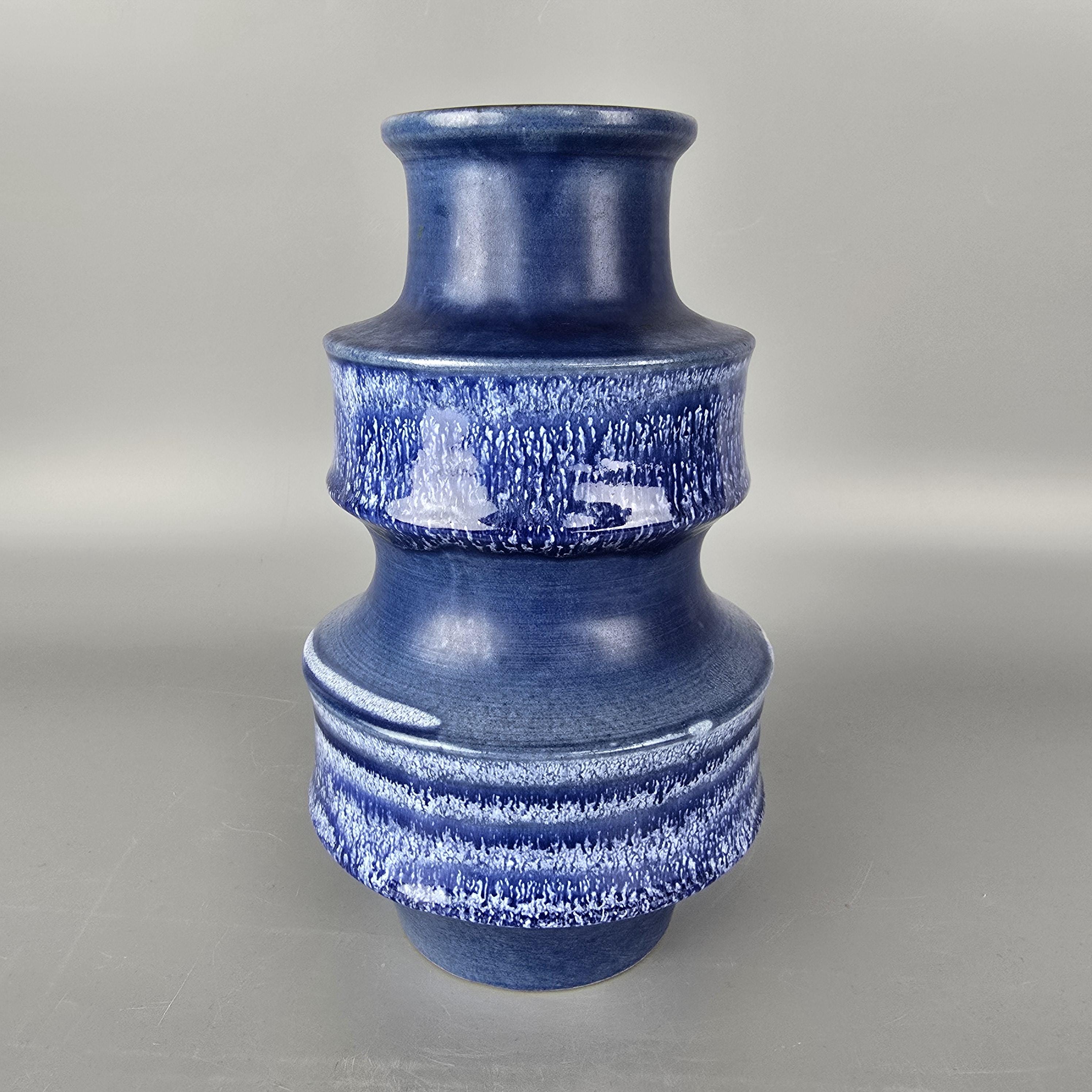 Vintage West German Fat Lava Vase. Scheurich, Form Number 267-25