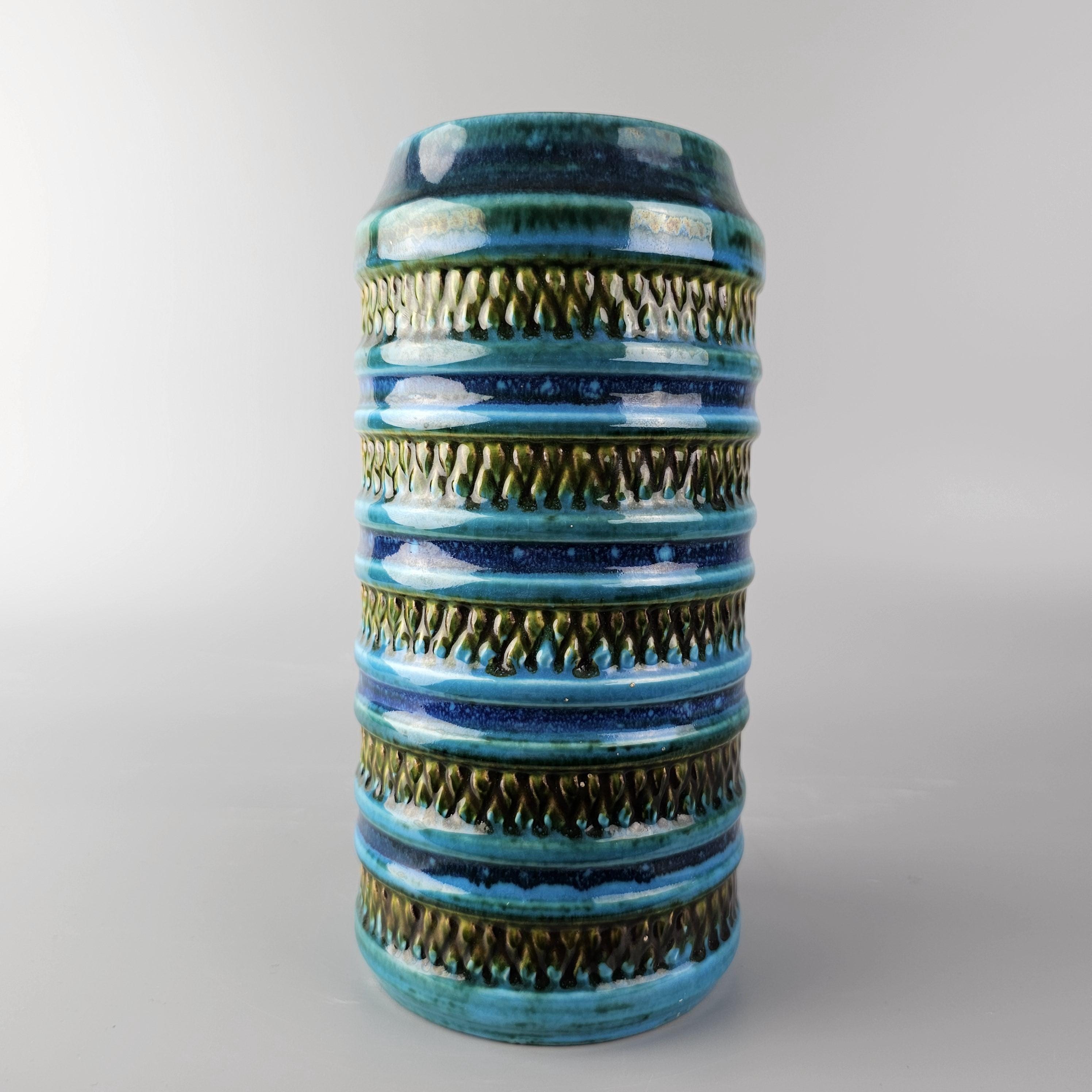 Vintage West German Fat Lava Vase Made by Carstens